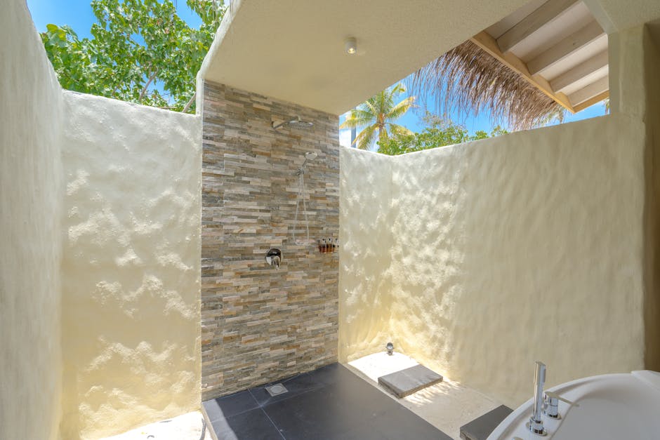 Outdoor Shower Plumbing for Galveston Beach Houses